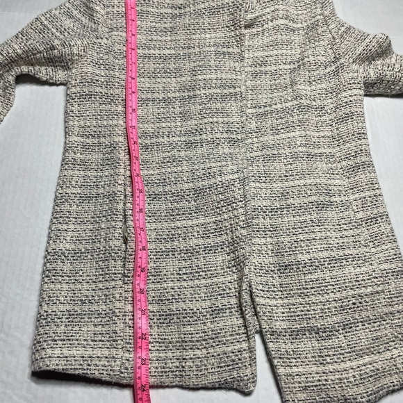 Banana Republic textured open front tweed jacket- classic blazer  small petite - Picture 8 of 13